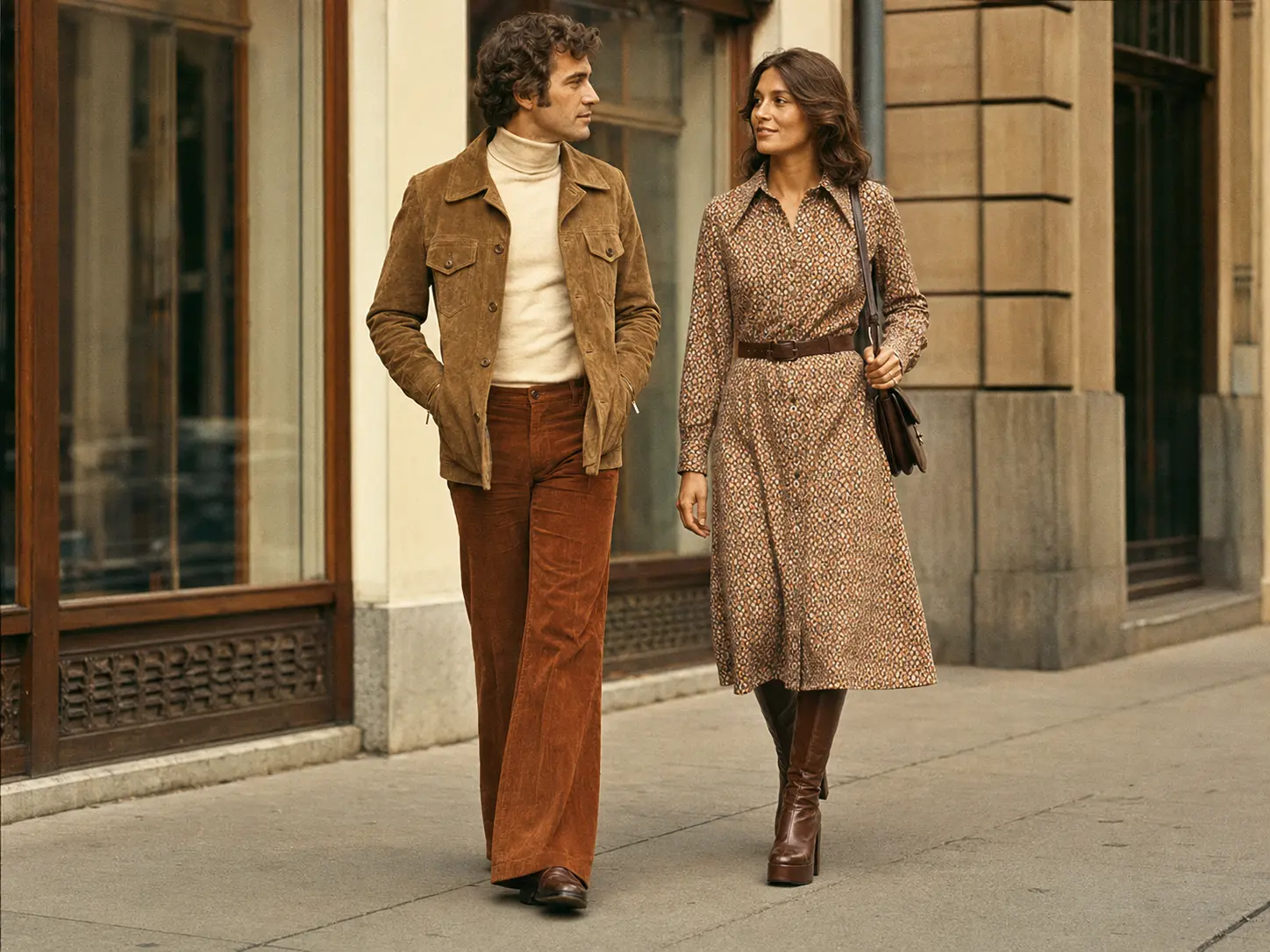 Silhouette représentative du Style des années 1970