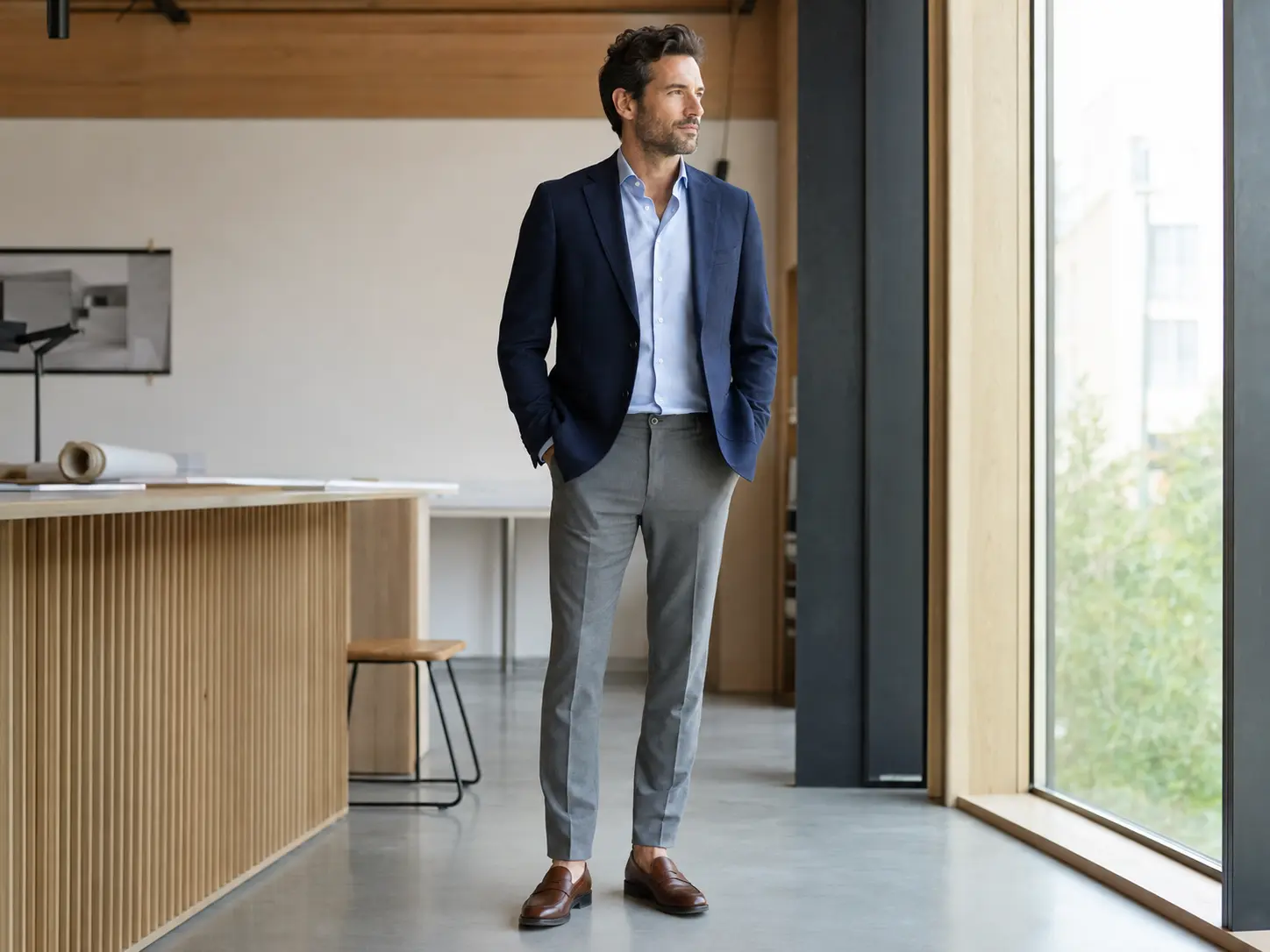 Silhouette représentative du Style business casual