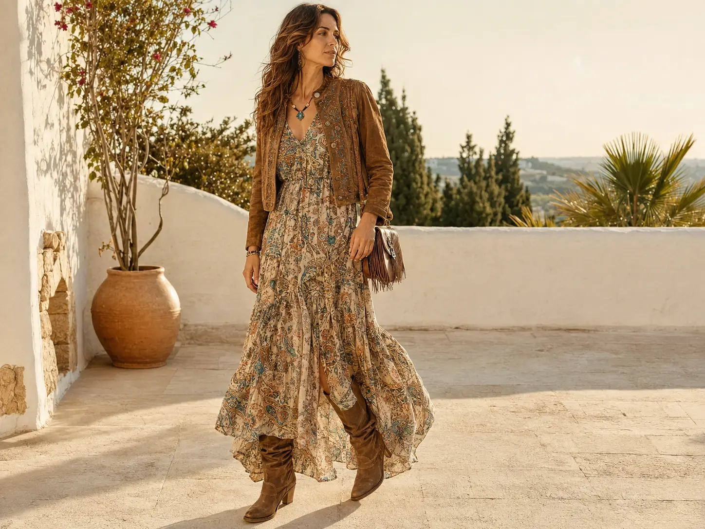 Silhouette représentative du Style hippie chic