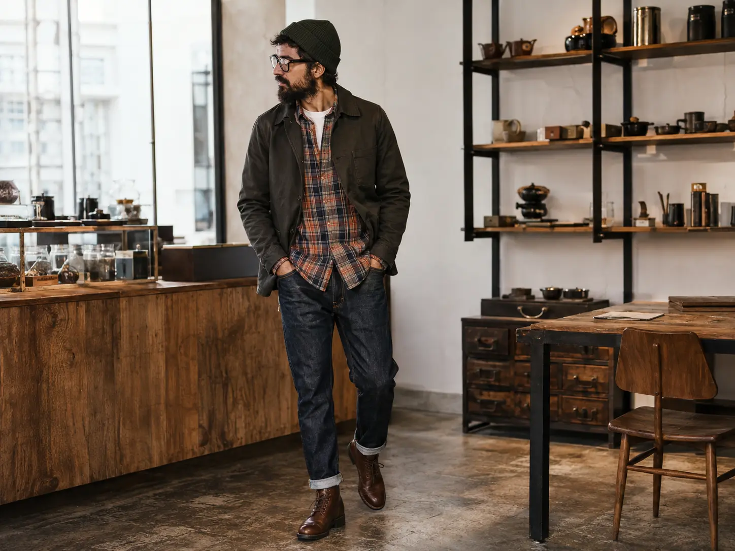 Silhouette représentative du Style hipster