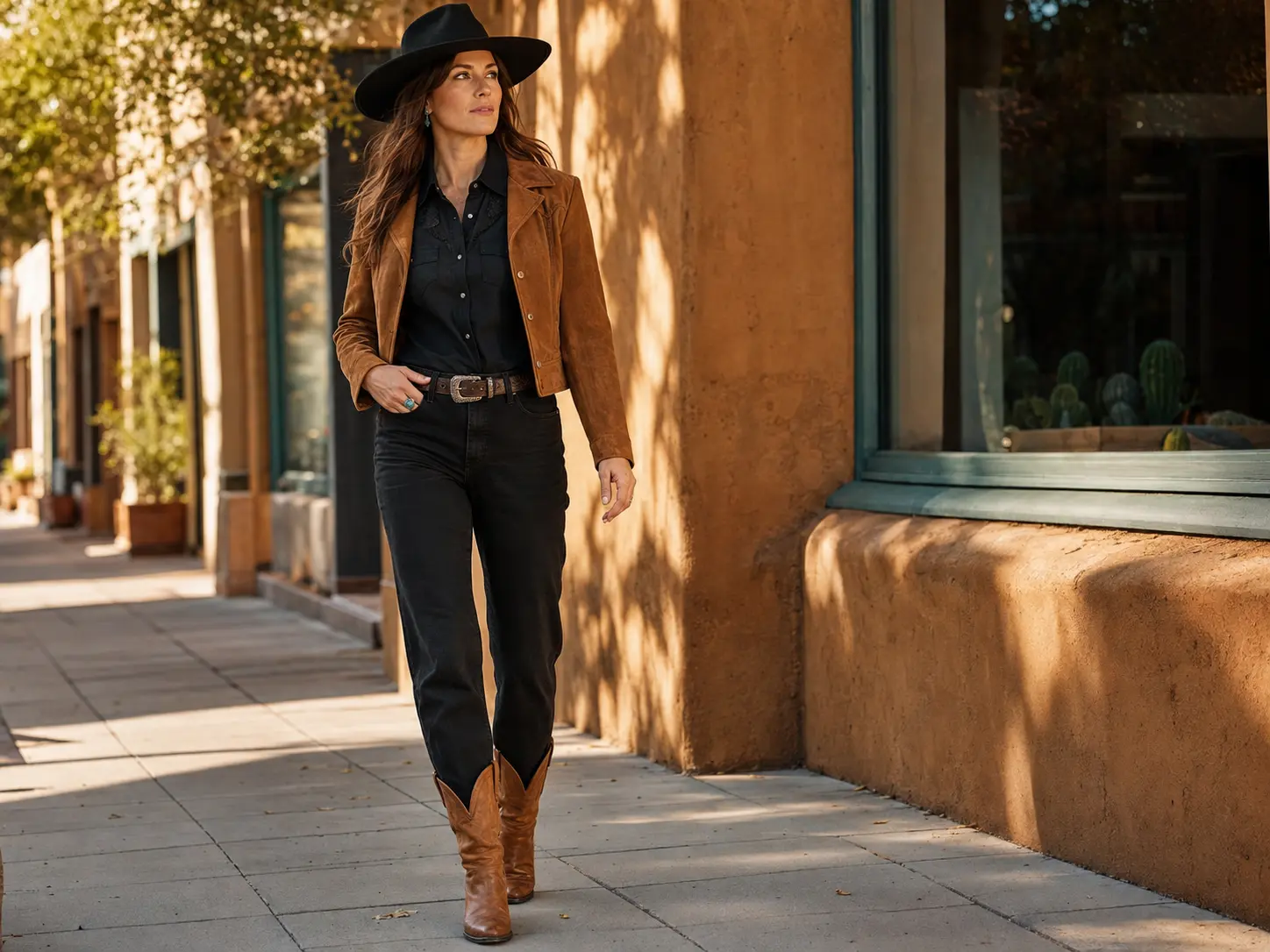 Silhouette représentative du Style western