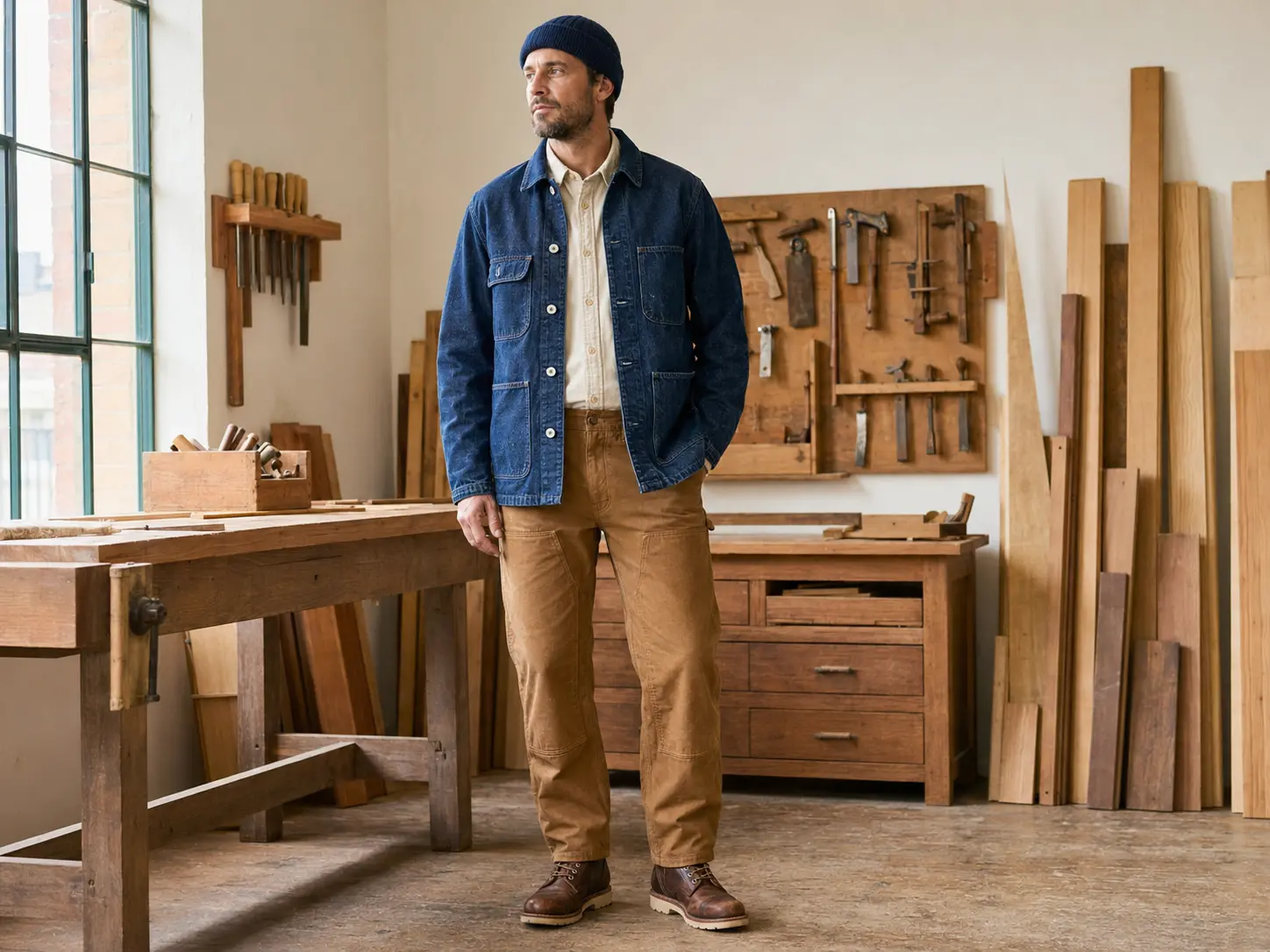 Silhouette représentative du Style workwear